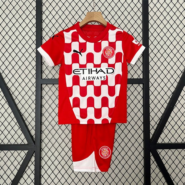 Camiseta Girona Replica Primera Ropa Niño 2024/25